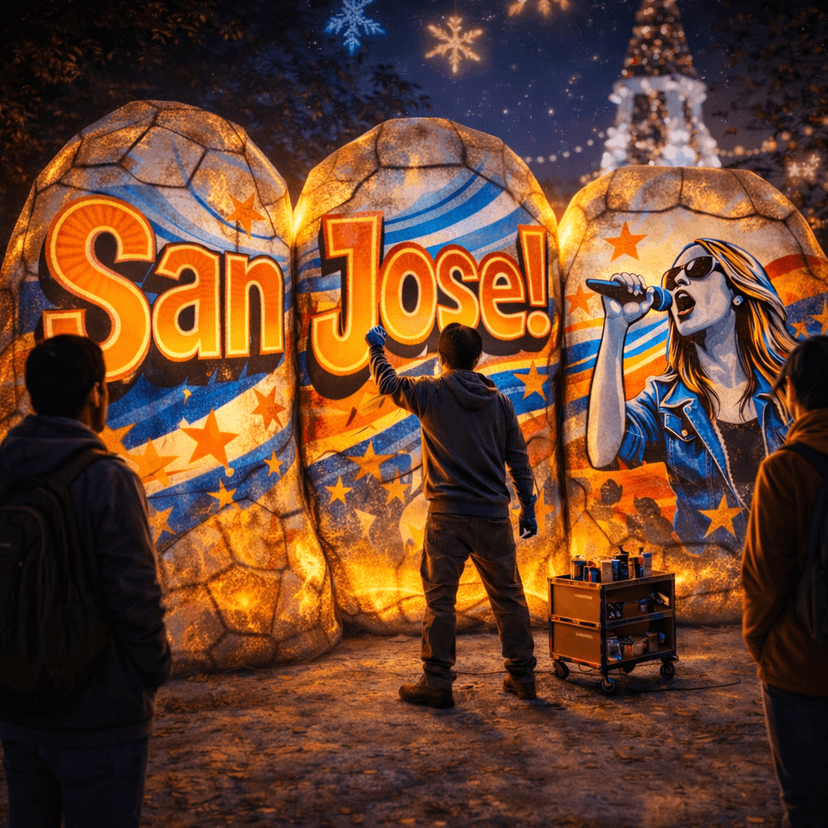 Radiant Canvas installation at San Jose